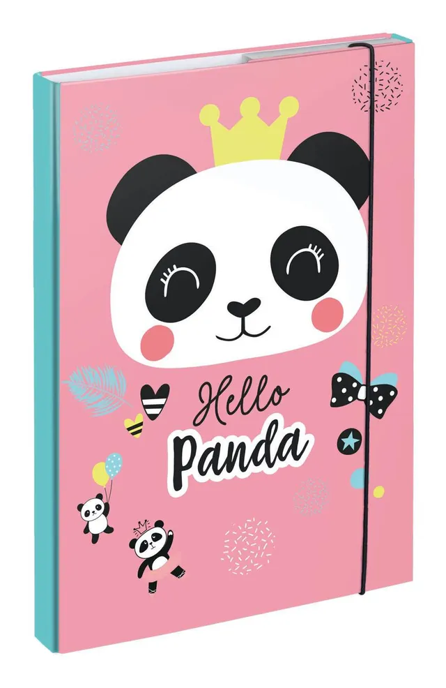 baagl-panda-a4-chemise-lastique-pour-cahiers image 1