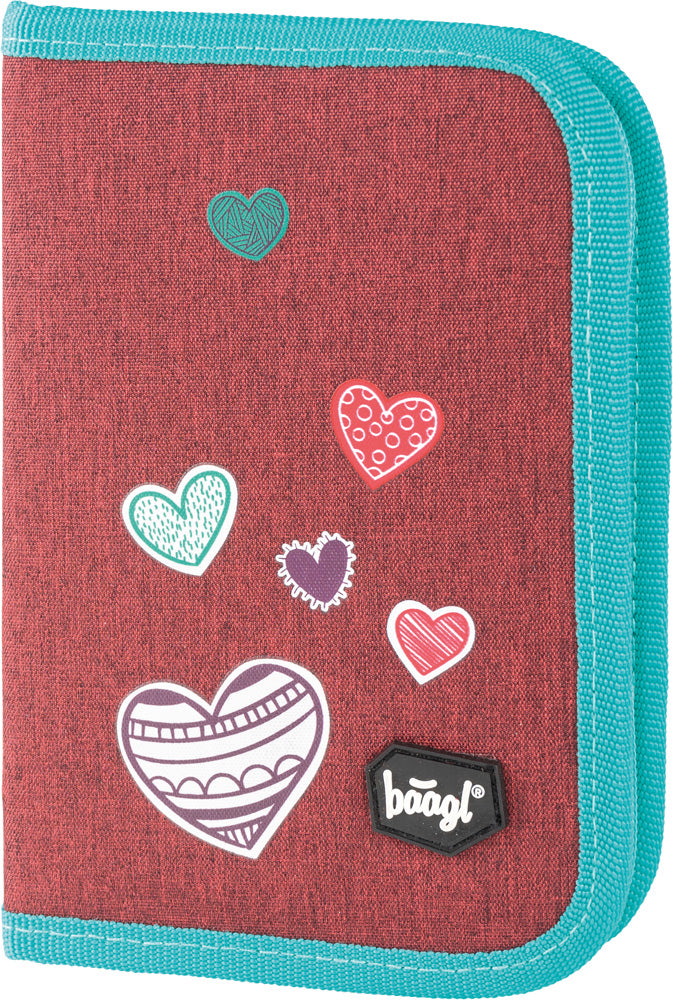 baagl-classic-pencil-cases-hearts-trousse-rabat-vide image 1