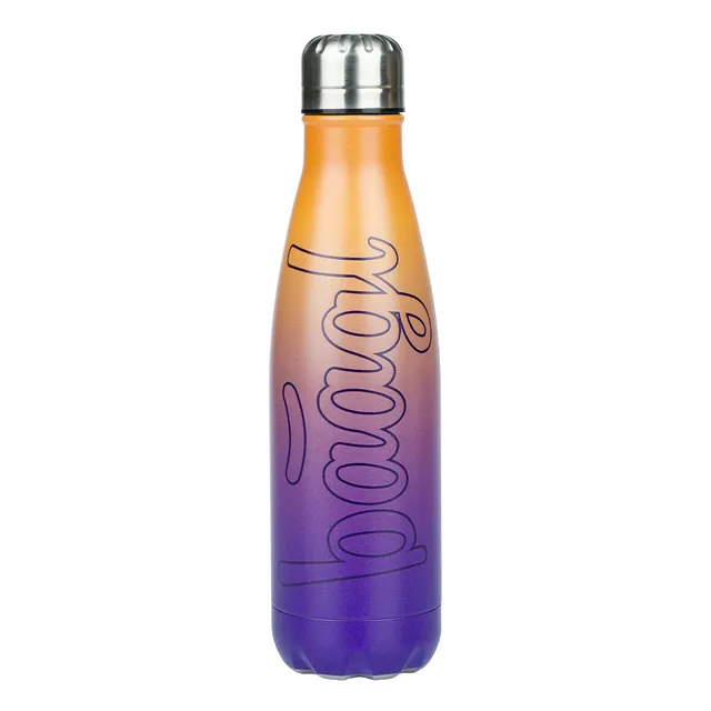 baagl-gradient-gourde-isotherme-500-ml-jaune-violet image 1