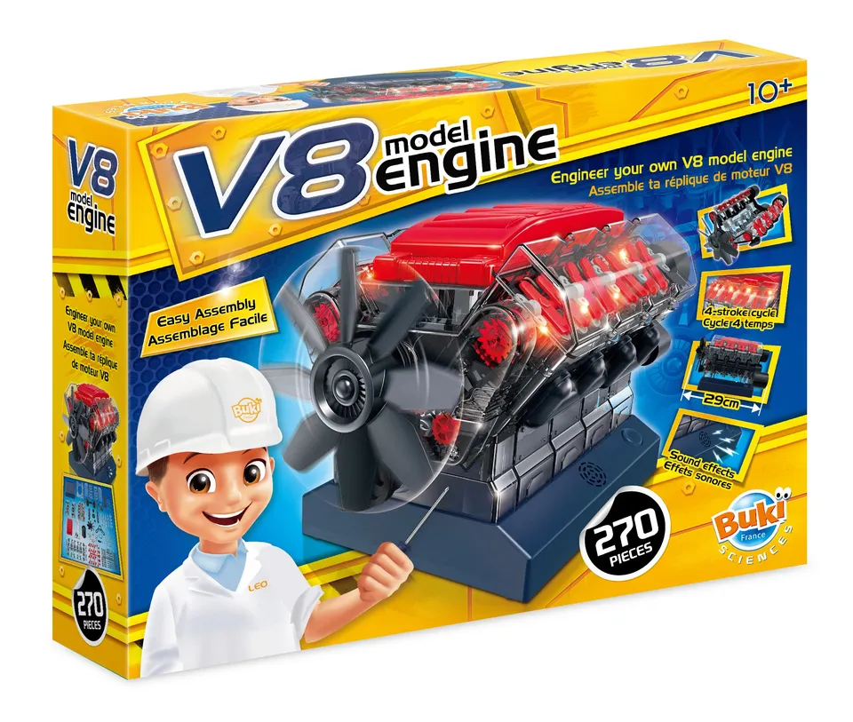 buki-7161-moteur-v8-construire-270-pi-ces-d-s-10-ans image 1