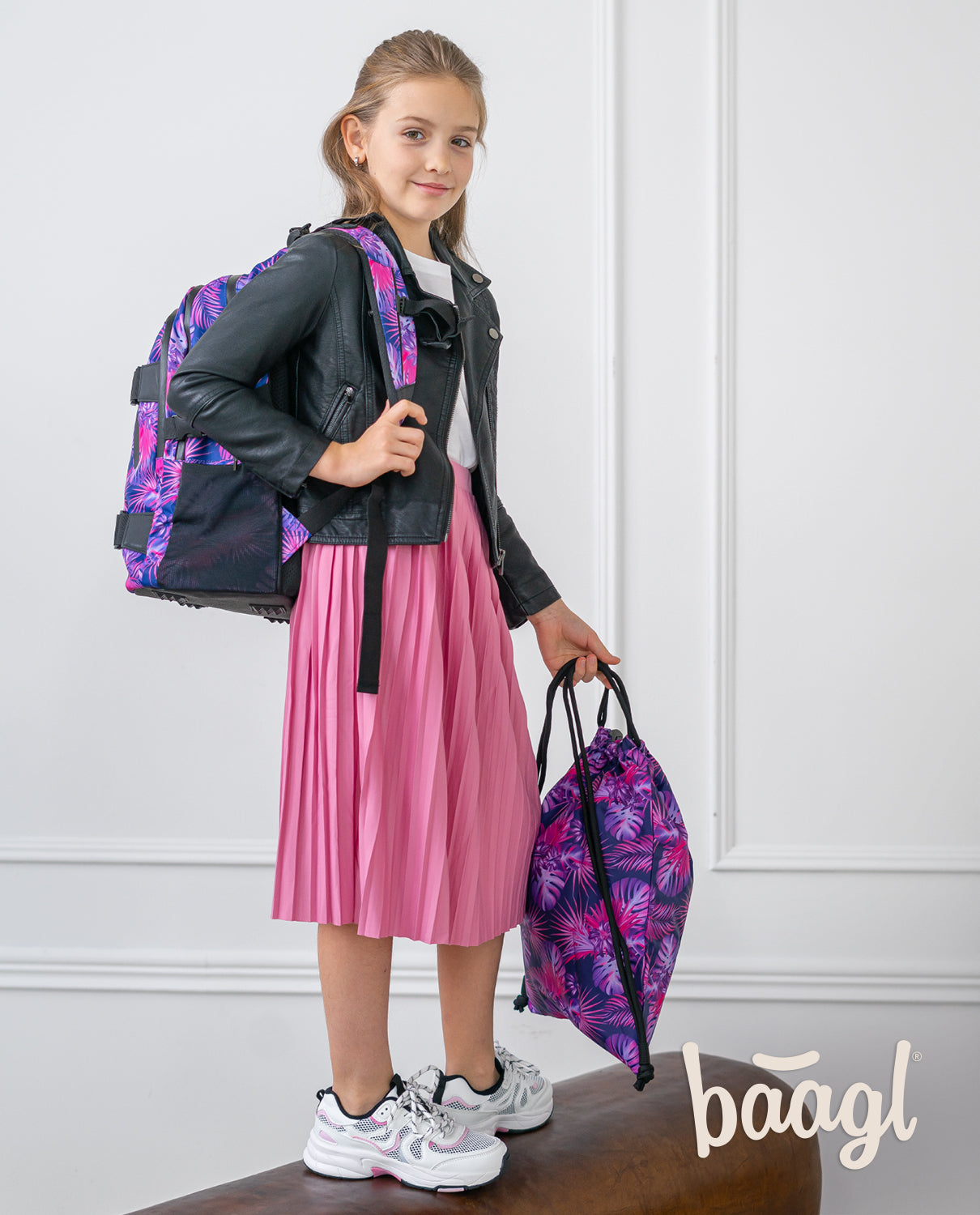 baagl-skate-violet-sac-gym-phosphorescent-enfant image 6
