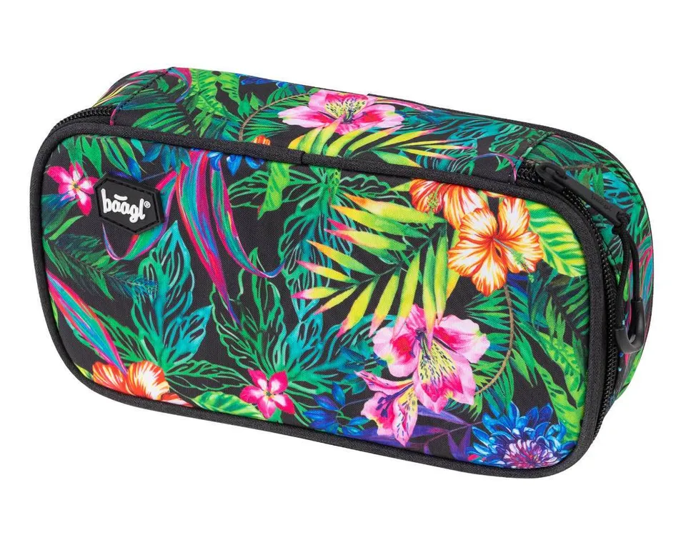 baagl-school-pencil-pouches-tropical-trousse-scolaire-rigide image 1