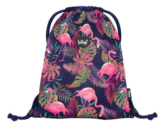 baagl-gym-sacks-flamingo-sac-de-gym-flamant-rose image 1