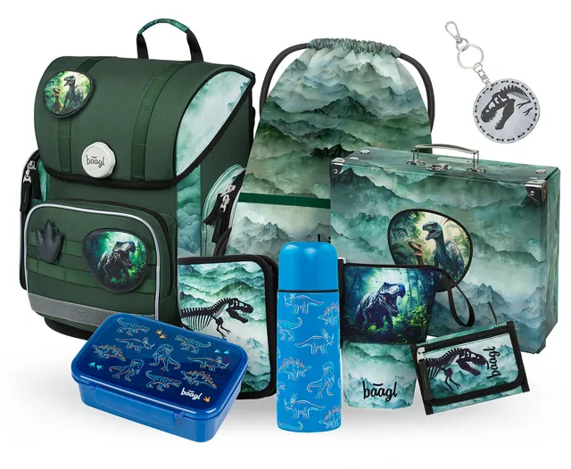 baagl-ergo-dino-iv-ensemble-scolaire-cartable-ergonomique image 1