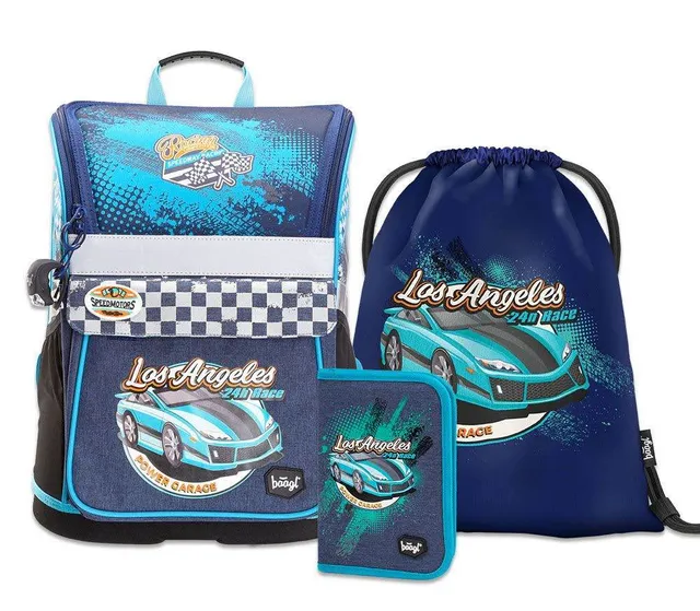 baagl-zippy-racer-set-scolaire-cartable-ergonomique-18-l image 1