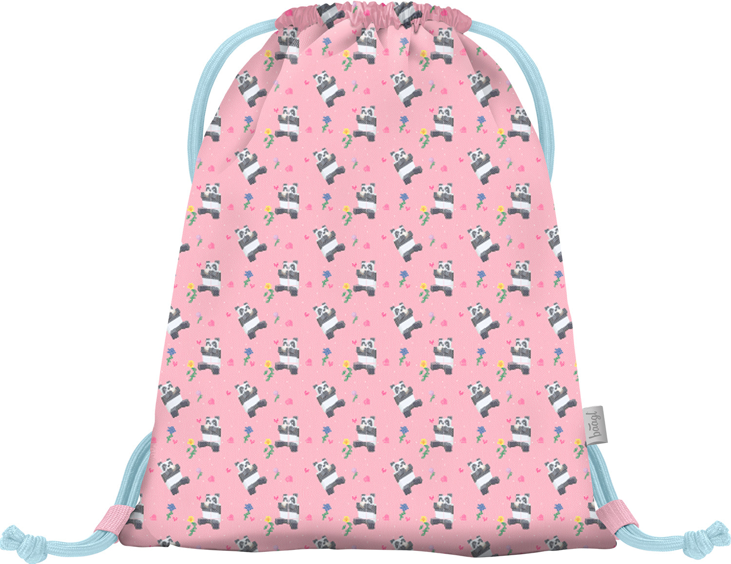baagl-minecraft-panda-sac-gym-poche-zip-lavable image 2