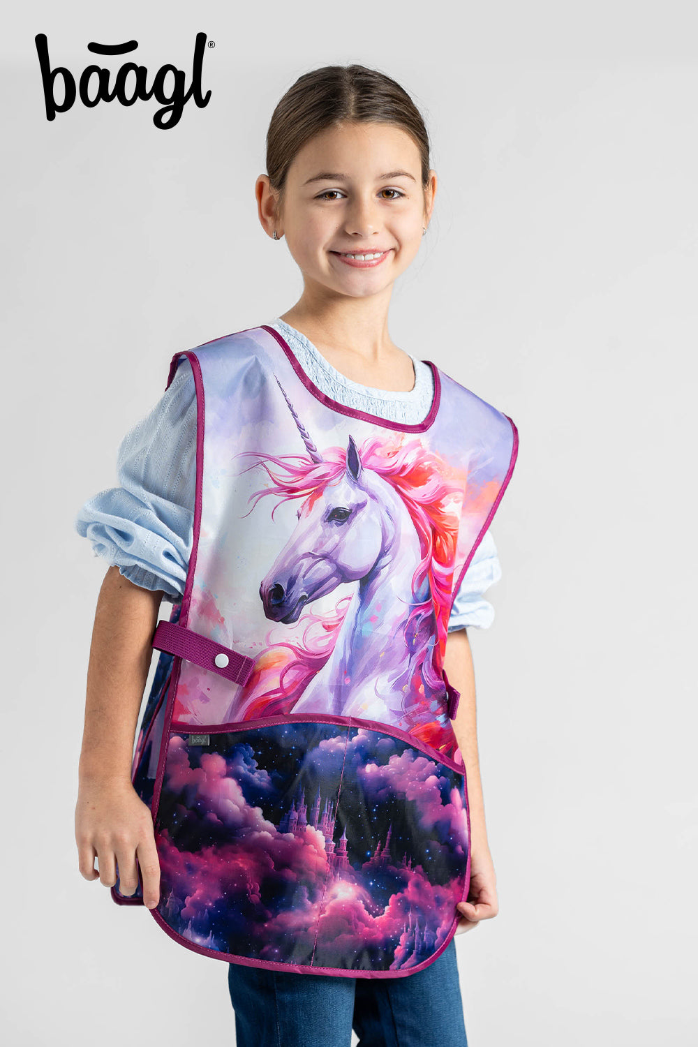 baagl-aprons-royal-unicorn-tablier-enfant-poches image 5