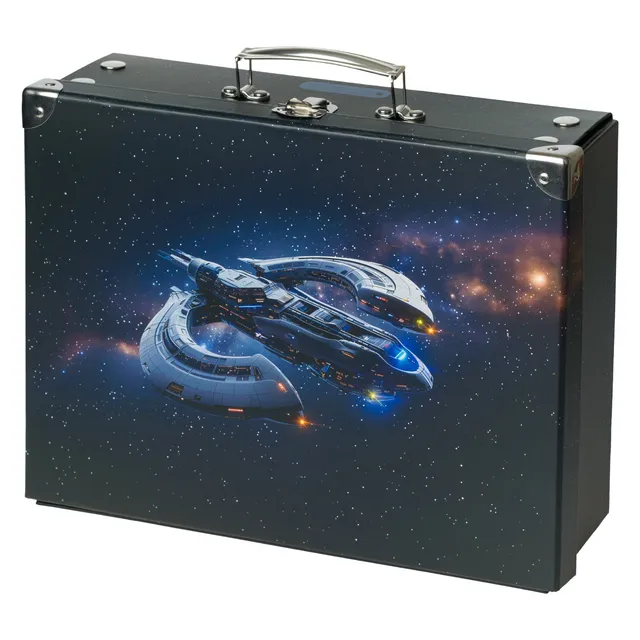baagl-mallette-scolaire-spacecraft-pliable-enfant image 1
