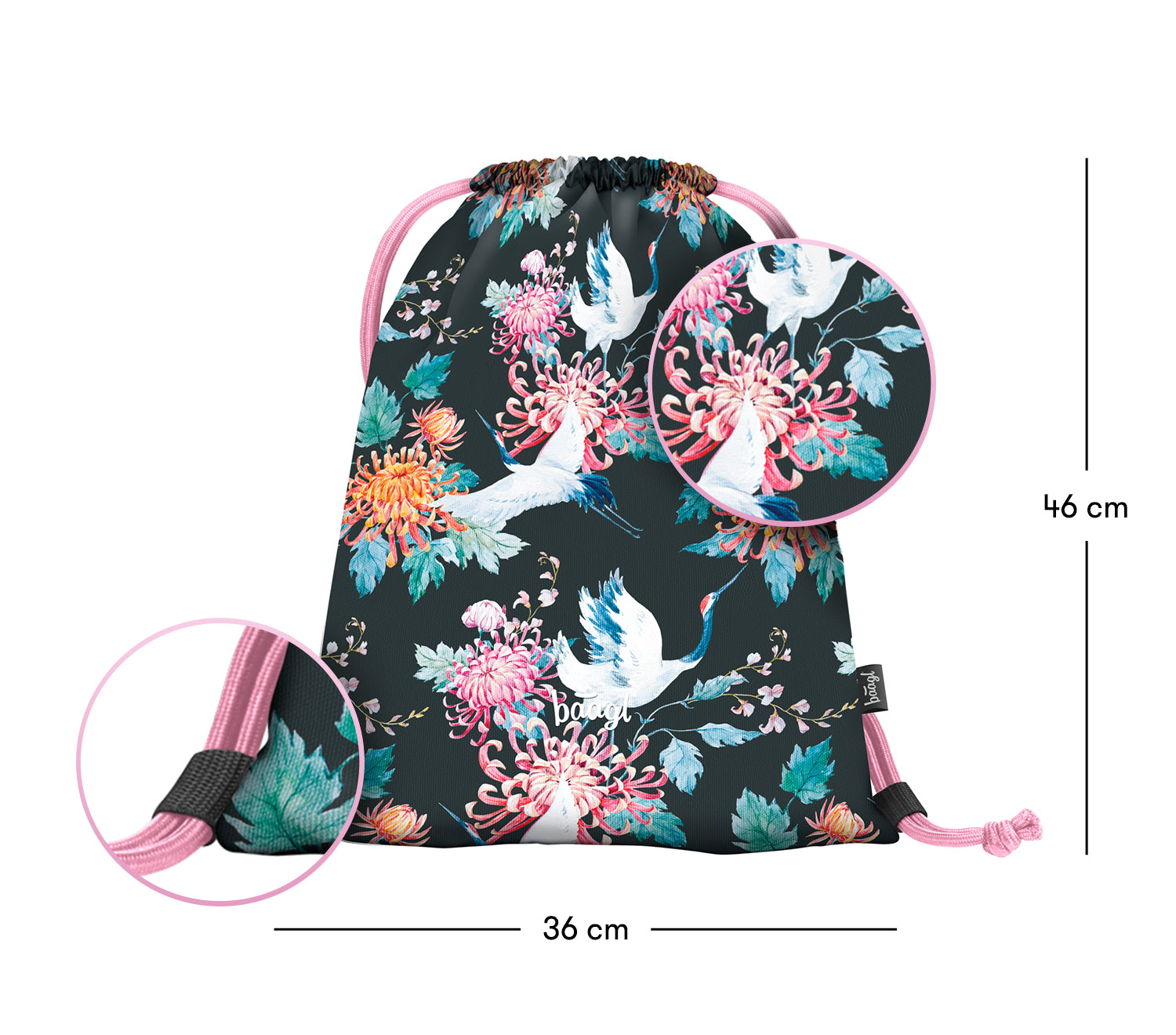 baagl-gym-sacks-birds-sac-gym-enfant-lavable image 3