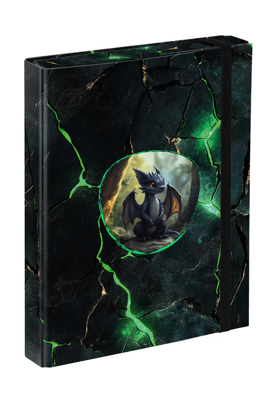 baagl-notebook-folders-chemise-a5-dragons-lastique image 1