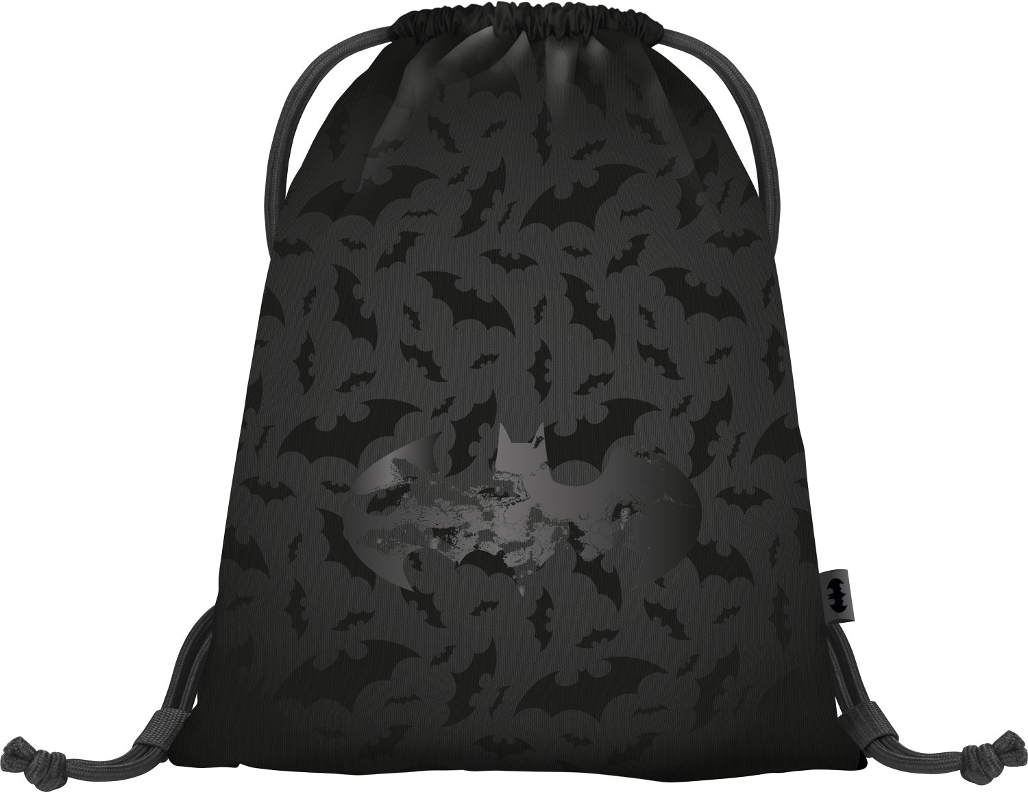 baagl-gym-sacks-batman-black-sac-de-gym-noir-recycl image 1