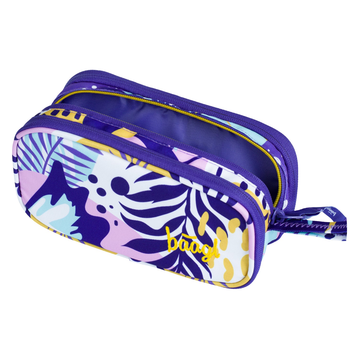 baagl-student-trousse-tudiante-violet-3-compartiments-zipp-s image 4