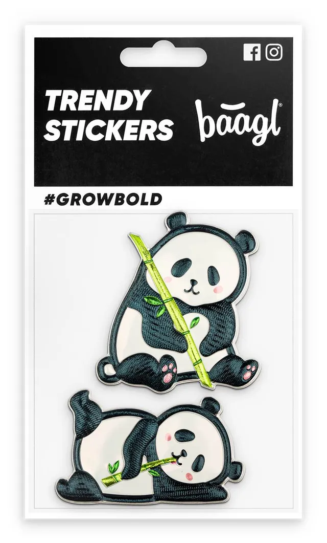 baagl-panda-stickers-3d-r-utilisables-d-co image 1