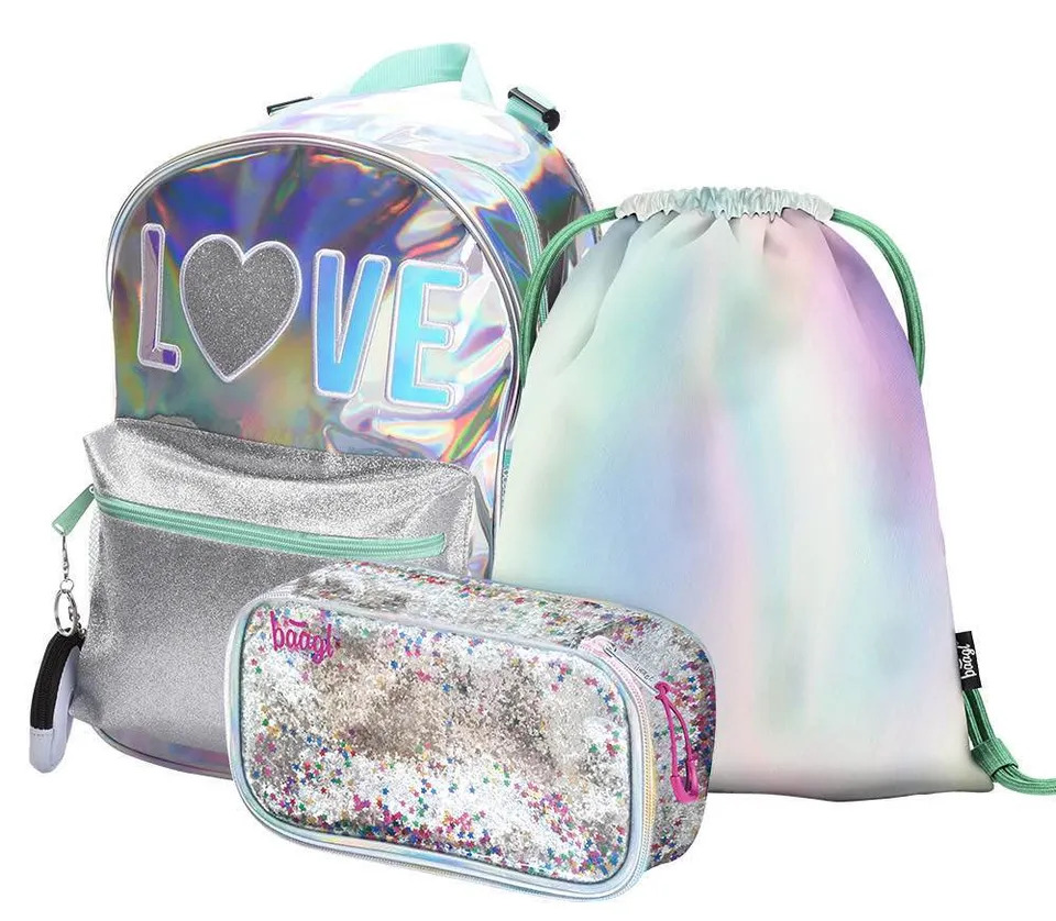 baagl-fun-love-sac-scolaire-fille-26-l-3-pi-ces image 1
