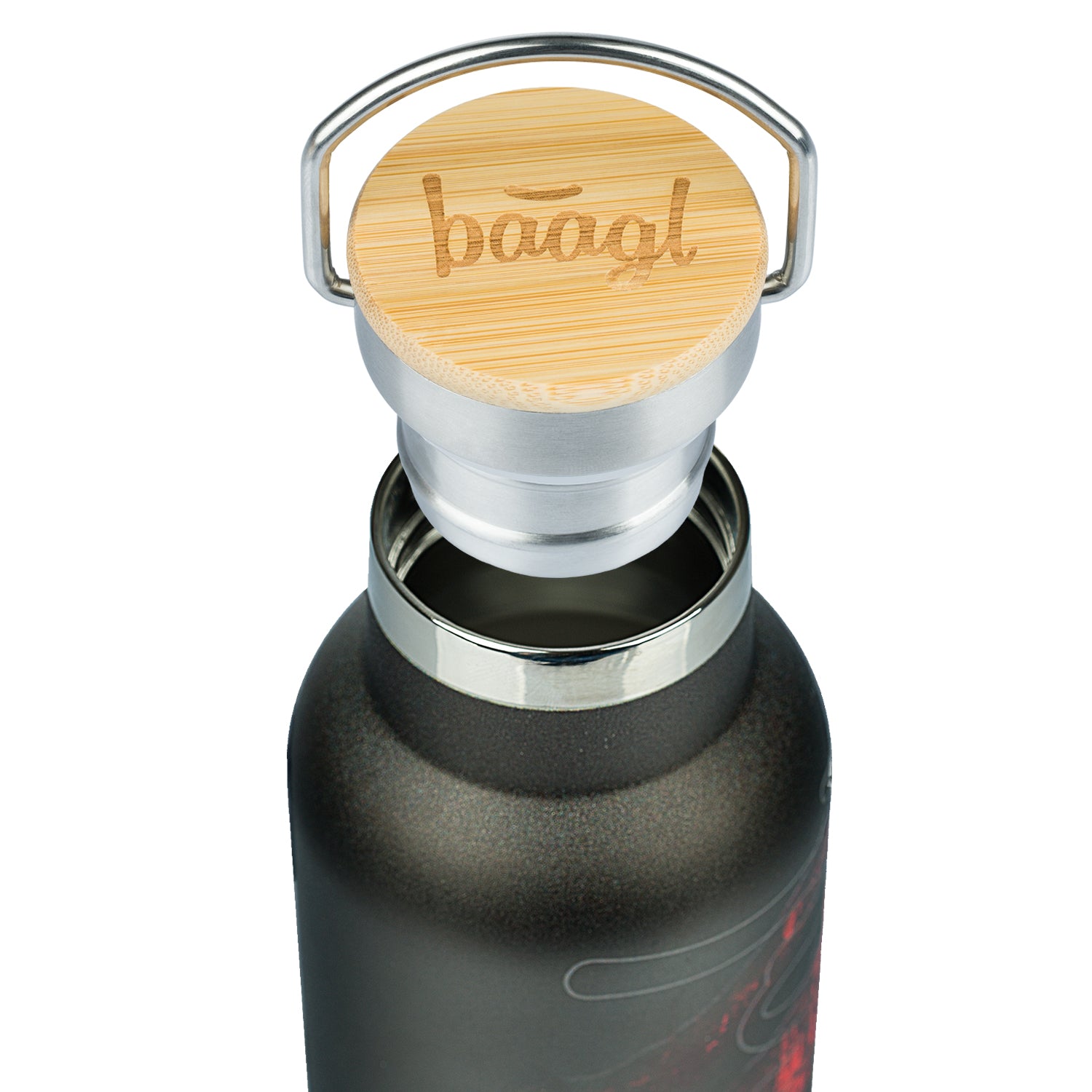 baagl-volcano-gourde-isotherme-500-ml-inox-bambou image 3