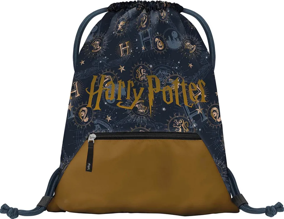 baagl-gym-sacks-harry-potter-sac-de-gym-poudlard-zip image 1