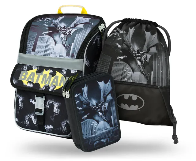 baagl-zippy-cartable-batman-dark-city-set-3-pi-ces-gar-on image 1