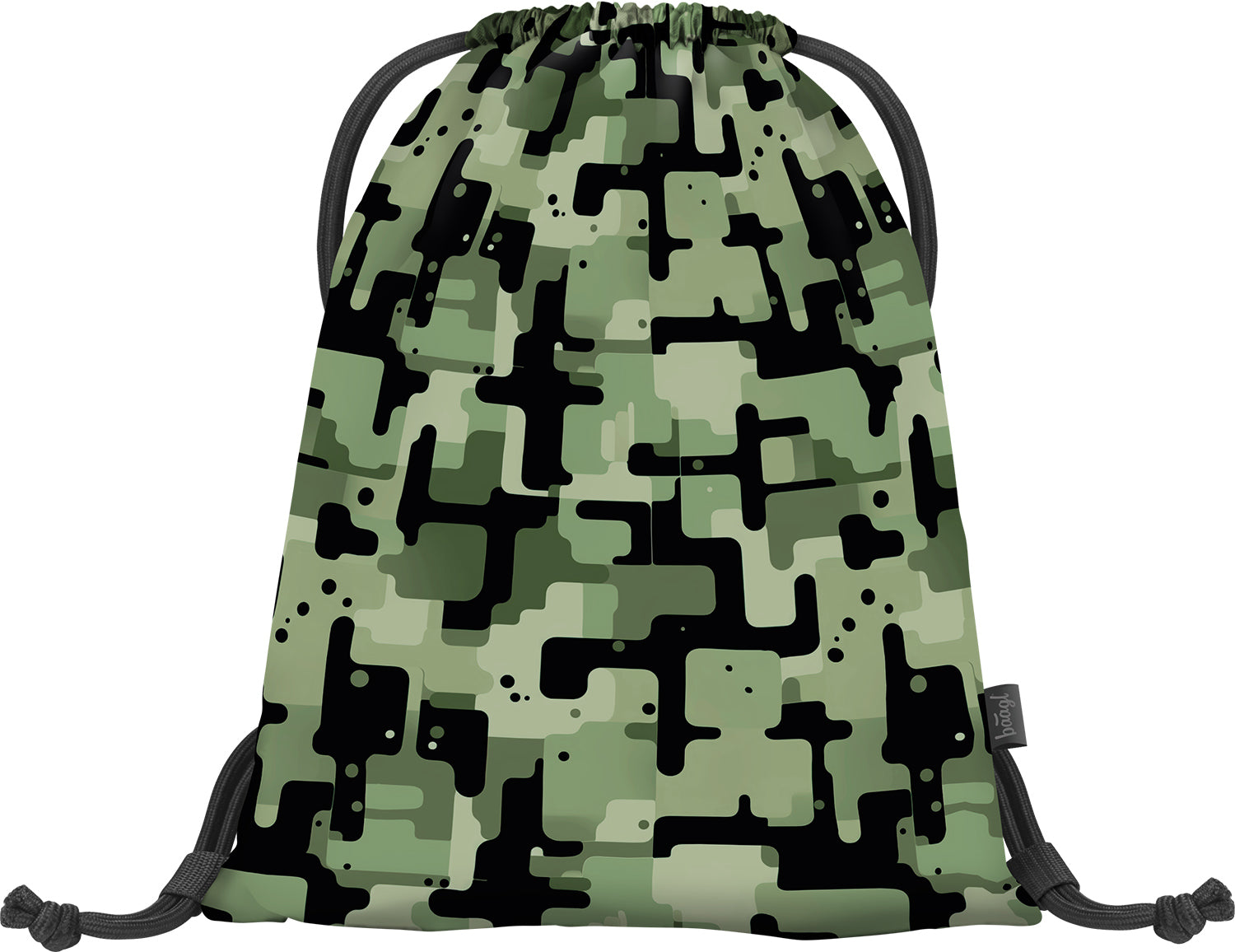 baagl-green-sac-sport-enfant-cordon-lavable-vert image 2
