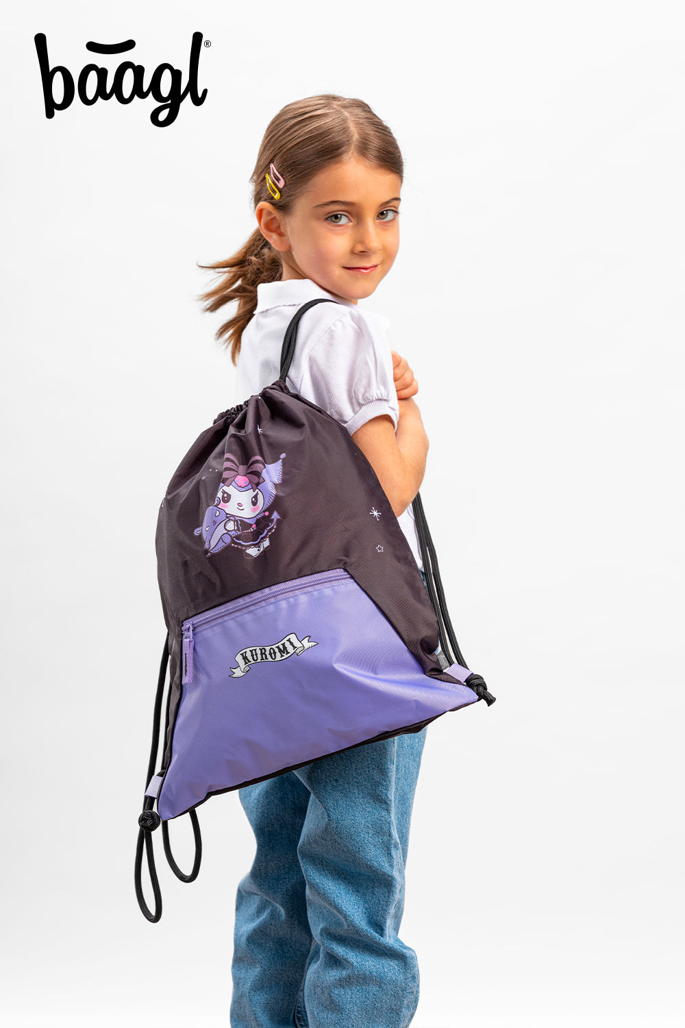baagl-sac-de-gym-kuromi-fortune-dream-poche-zipp-e image 5