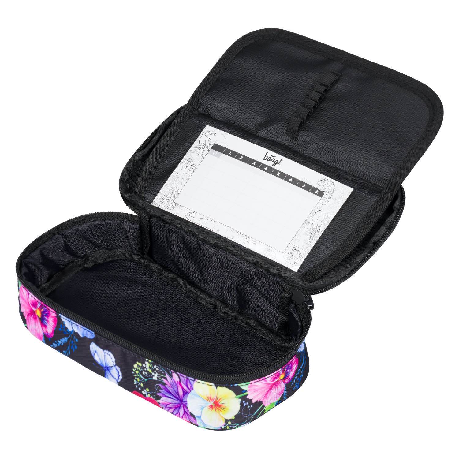 baagl-skate-flowers-trousse-scolaire-fleurs-fille image 2