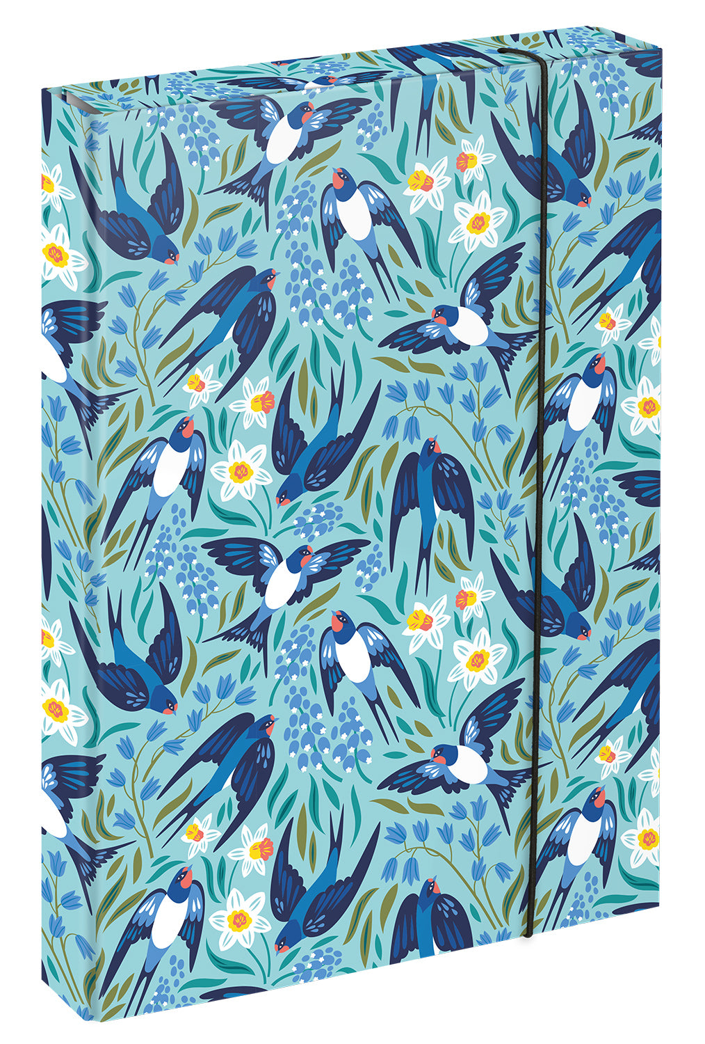 baagl-jumbo-birdie-chemise-a4-lastique-oiseaux image 1