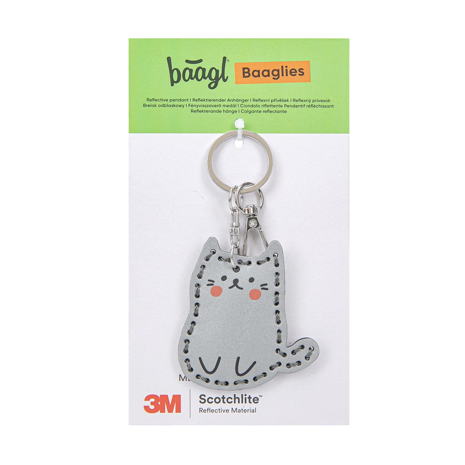 baagl-baaglies-porte-cl-s-chat-r-fl-chissant-phosphorescent image 2