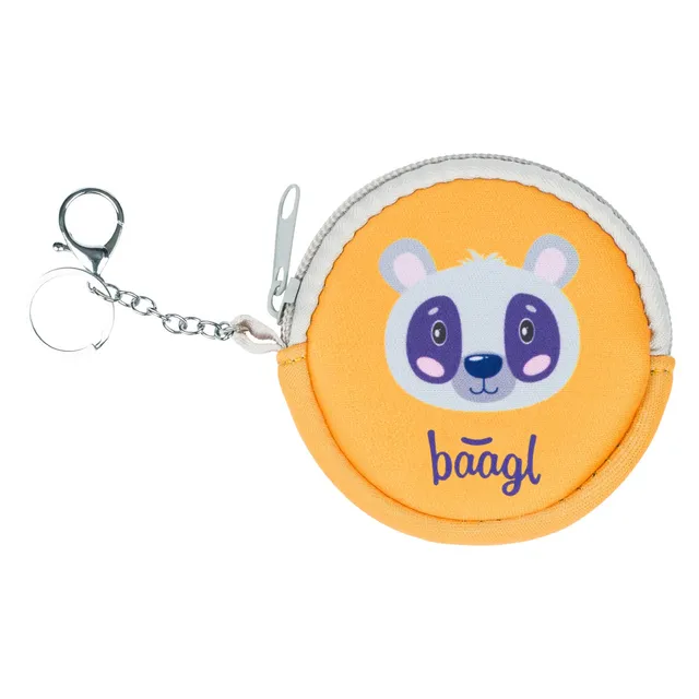 baagl-raccoon-portefeuille-enfant-rond-raton-laveur image 1