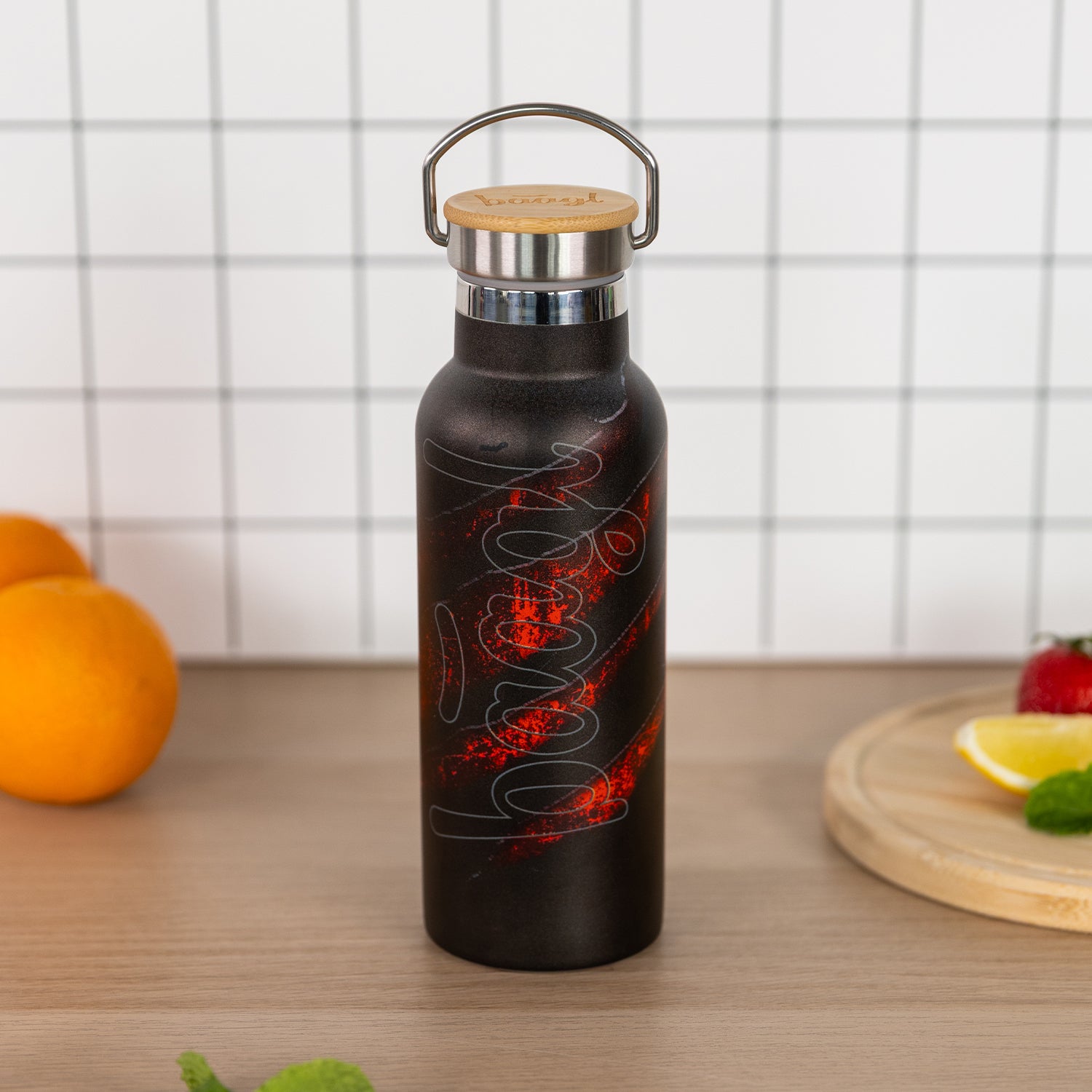baagl-volcano-gourde-isotherme-500-ml-inox-bambou image 5