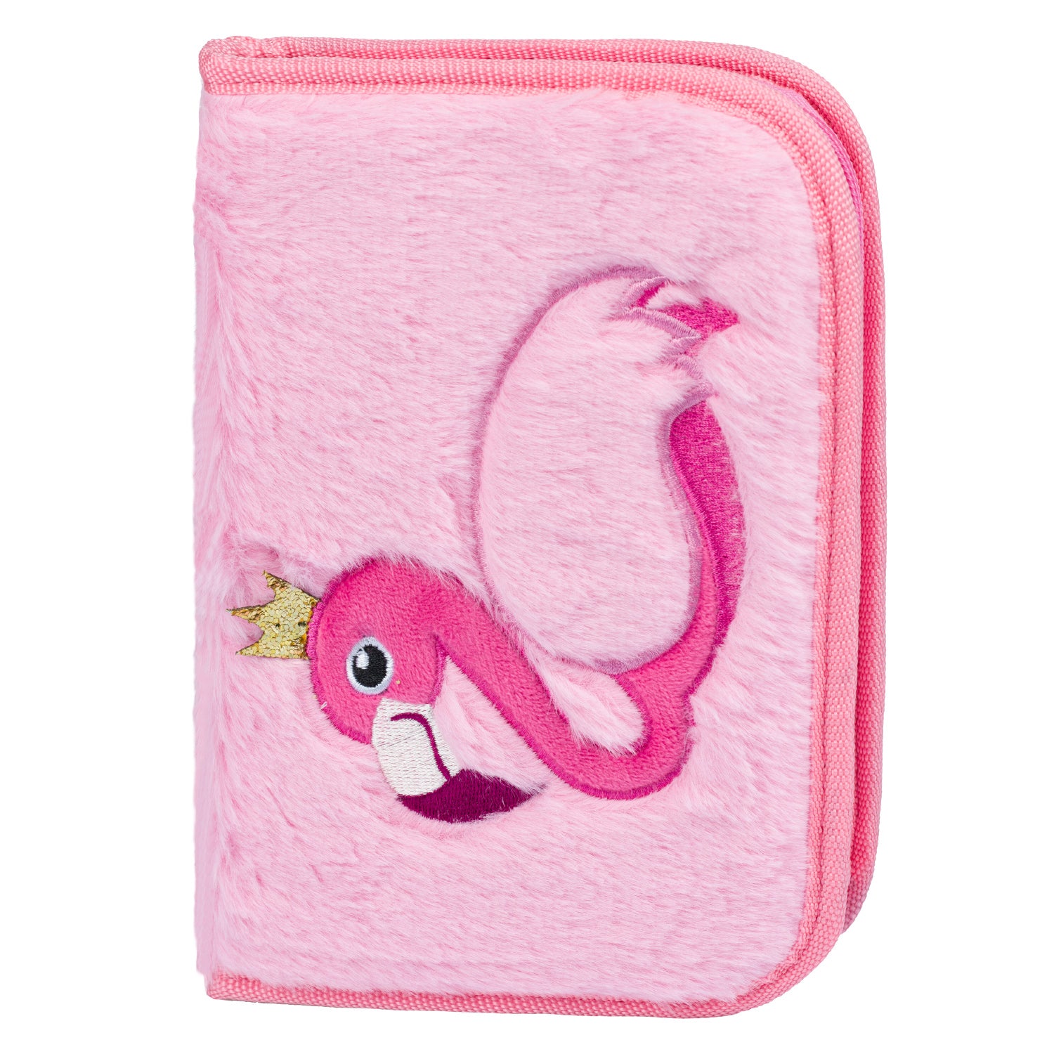 baagl-flamingo-trousse-scolaire-1-compartiment-rose image 1
