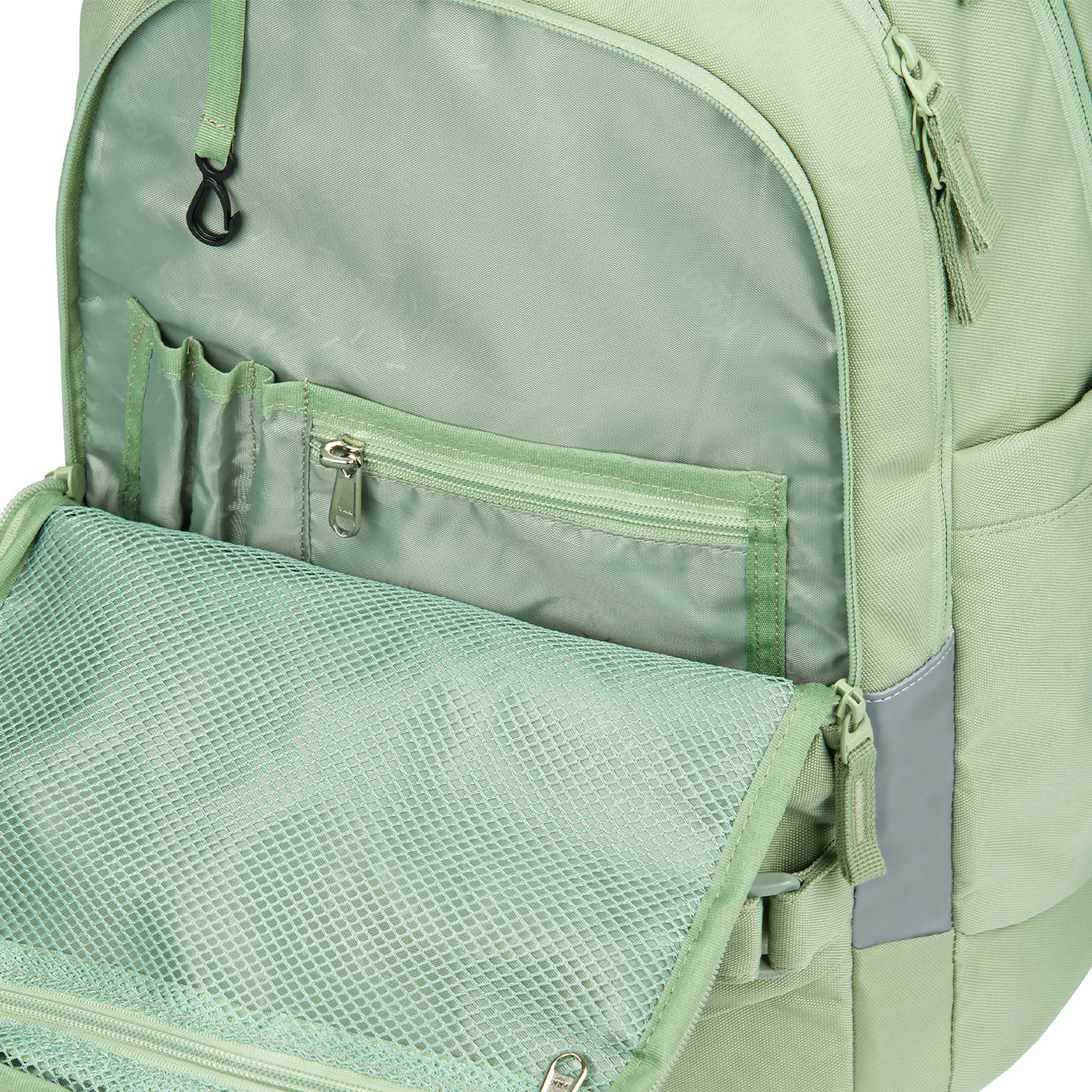 baagl-skate-max-menthol-sac-dos-scolaire-recycl-3-compartiments image 7