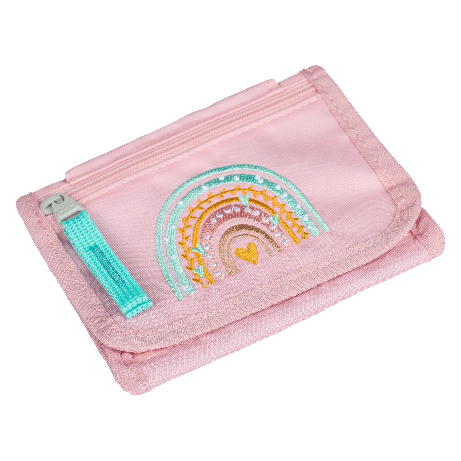 baagl-pink-rainbow-portefeuille-enfant-rose-arc-en-ciel image 2
