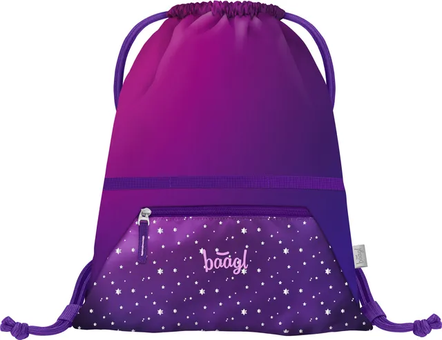 baagl-gym-sacks-heart-sac-de-gym-poche-zipp-e-c-ur image 1