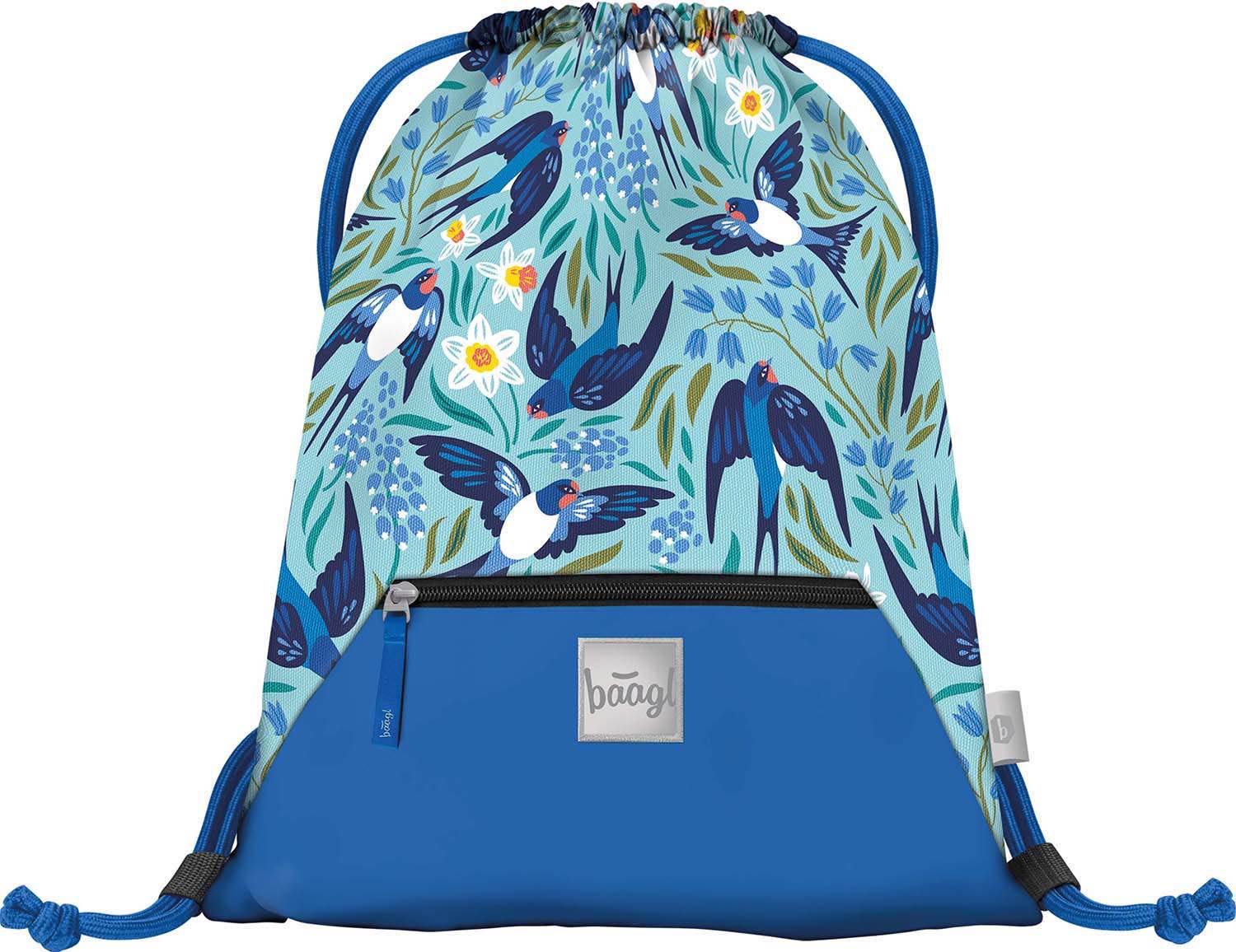 baagl-gym-sacks-birdie-sac-de-gym-poche-zipp-e-lavable image 1