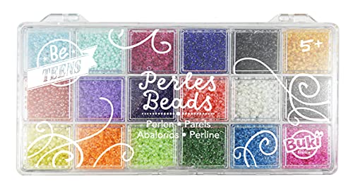 buki-pe012-bo-te-de-perles-transparentes-18-couleurs-bijoux image 8