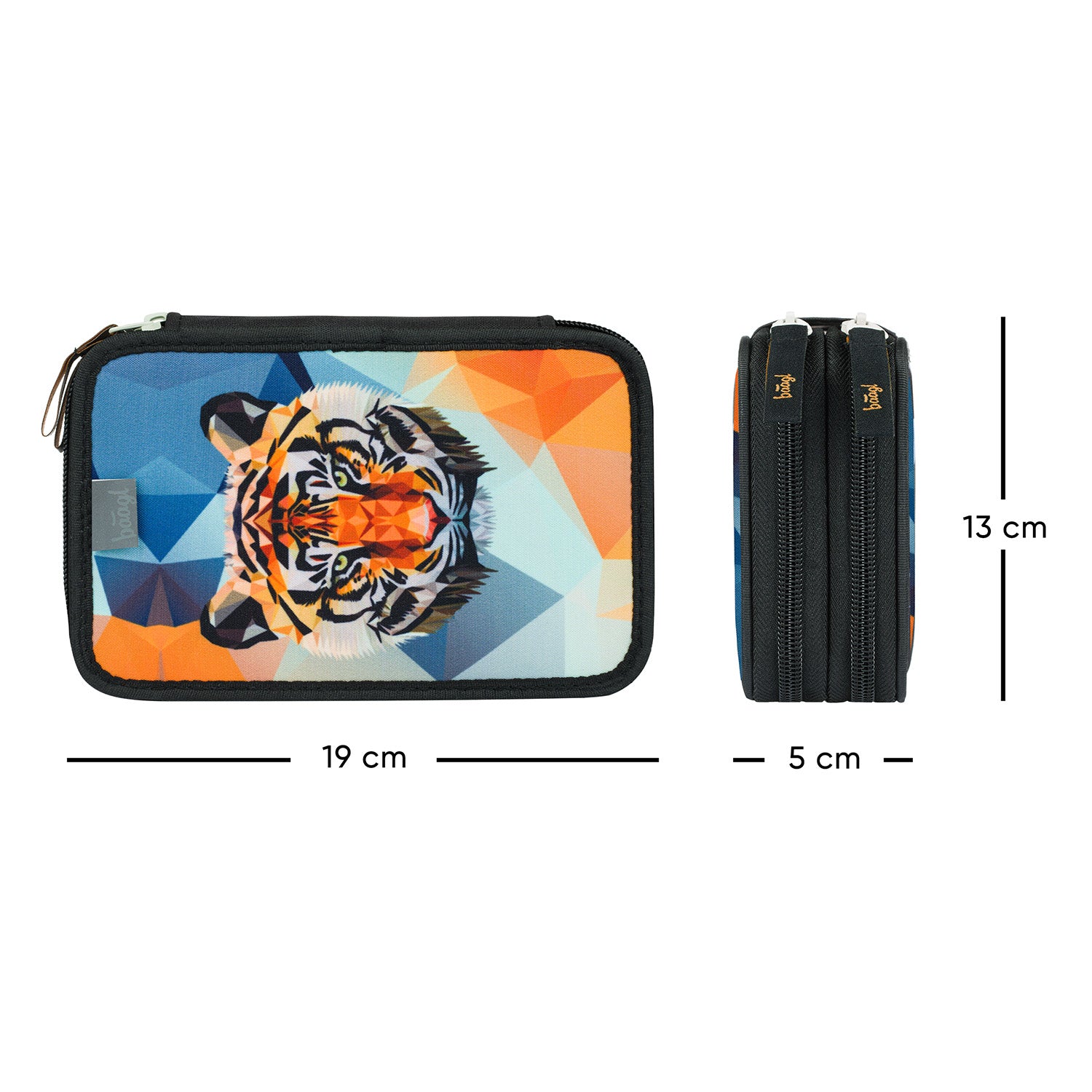 baagl-trousse-scolaire-tiger-tigre-2-compartiments-vide image 5