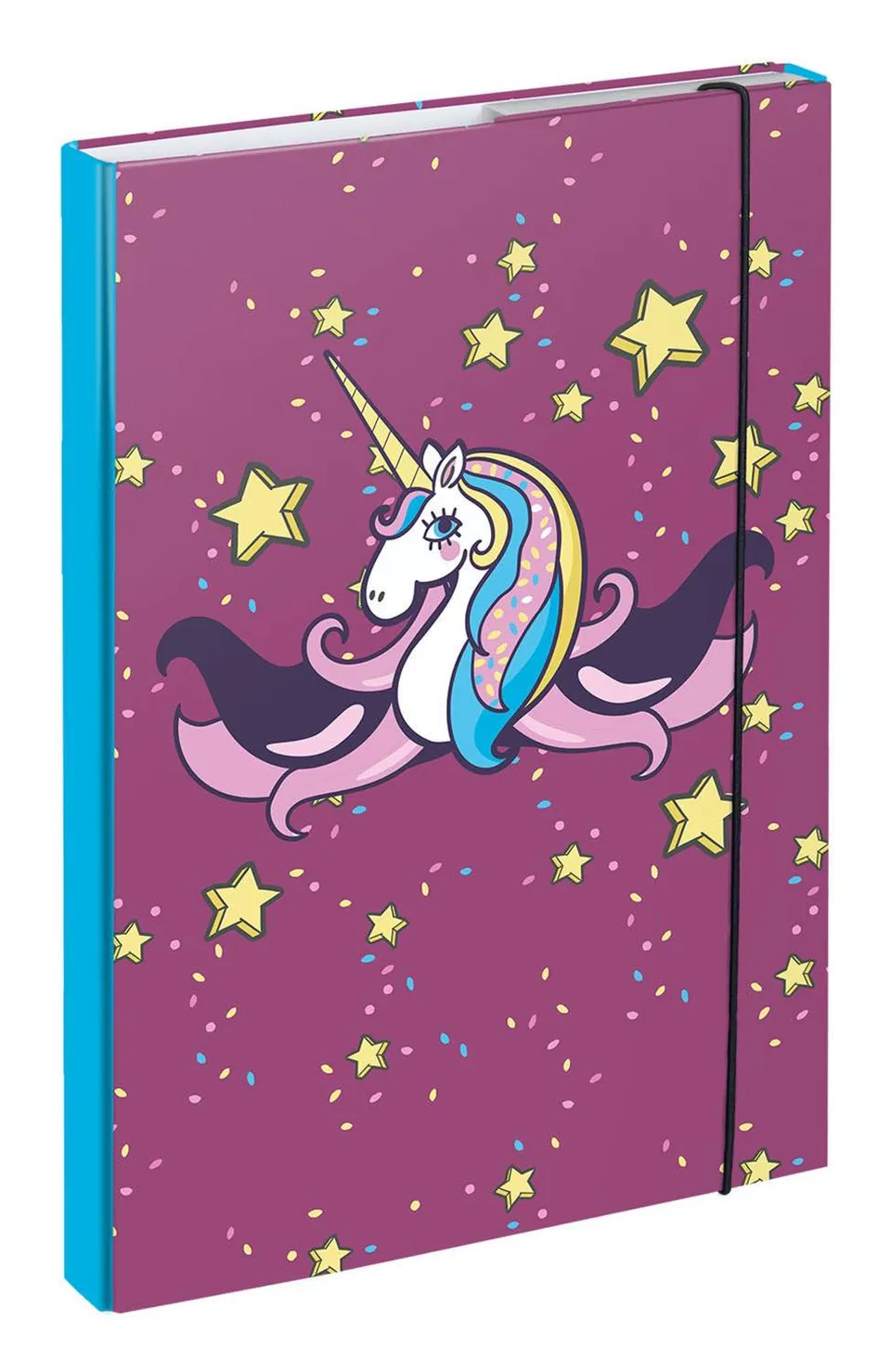 baagl-unicorn-chemise-a4-licorne-lastique image 1