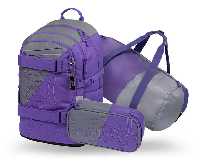 baagl-skate-dual-set-scolaire-sac-trousse-recycl image 1