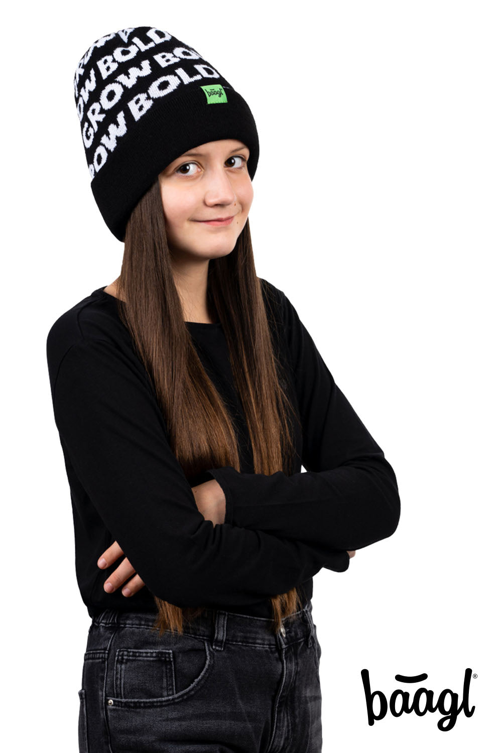 baagl-beanie-bonnet-vert-adulte-grow-bold image 6