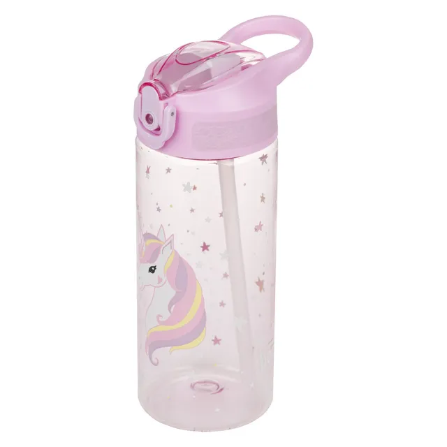 baagl-drinking-bottles-rainbow-unicorn-gourde-500-ml image 1