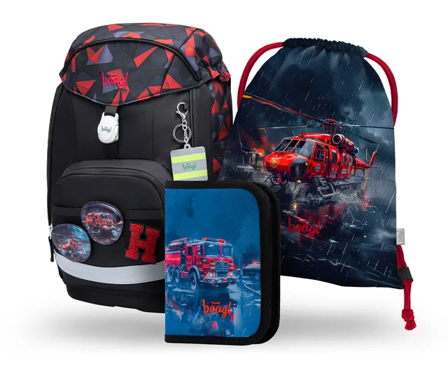baagl-airy-plus-rescuers-set-cartable-gar-on-pompier image 1