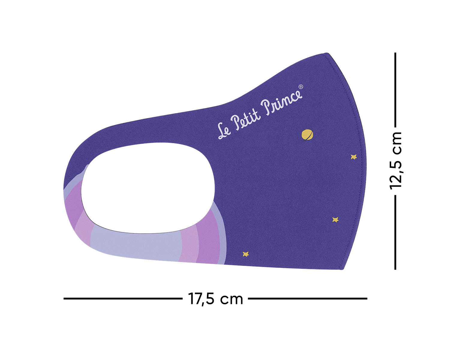baagl-le-petit-prince-masque-adulte-tissu-lavable-ions-argent image 3