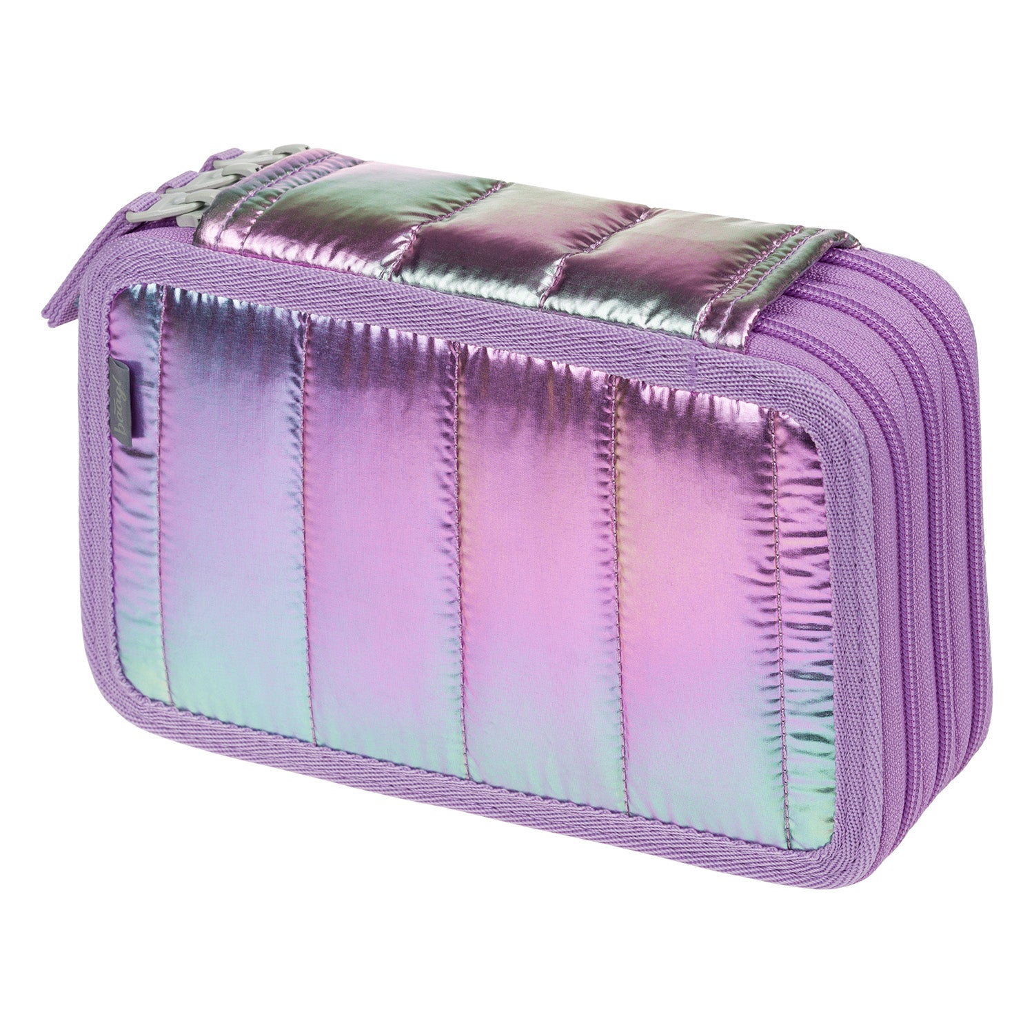 baagl-lavender-trousse-3-compartiments-vide-violette image 2