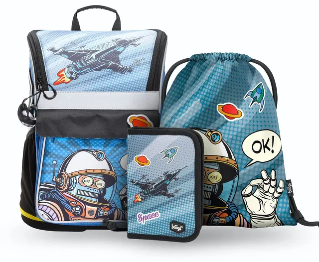 baagl-school-sets-zippy-spaceman-ensemble-cartable-17-l image 1