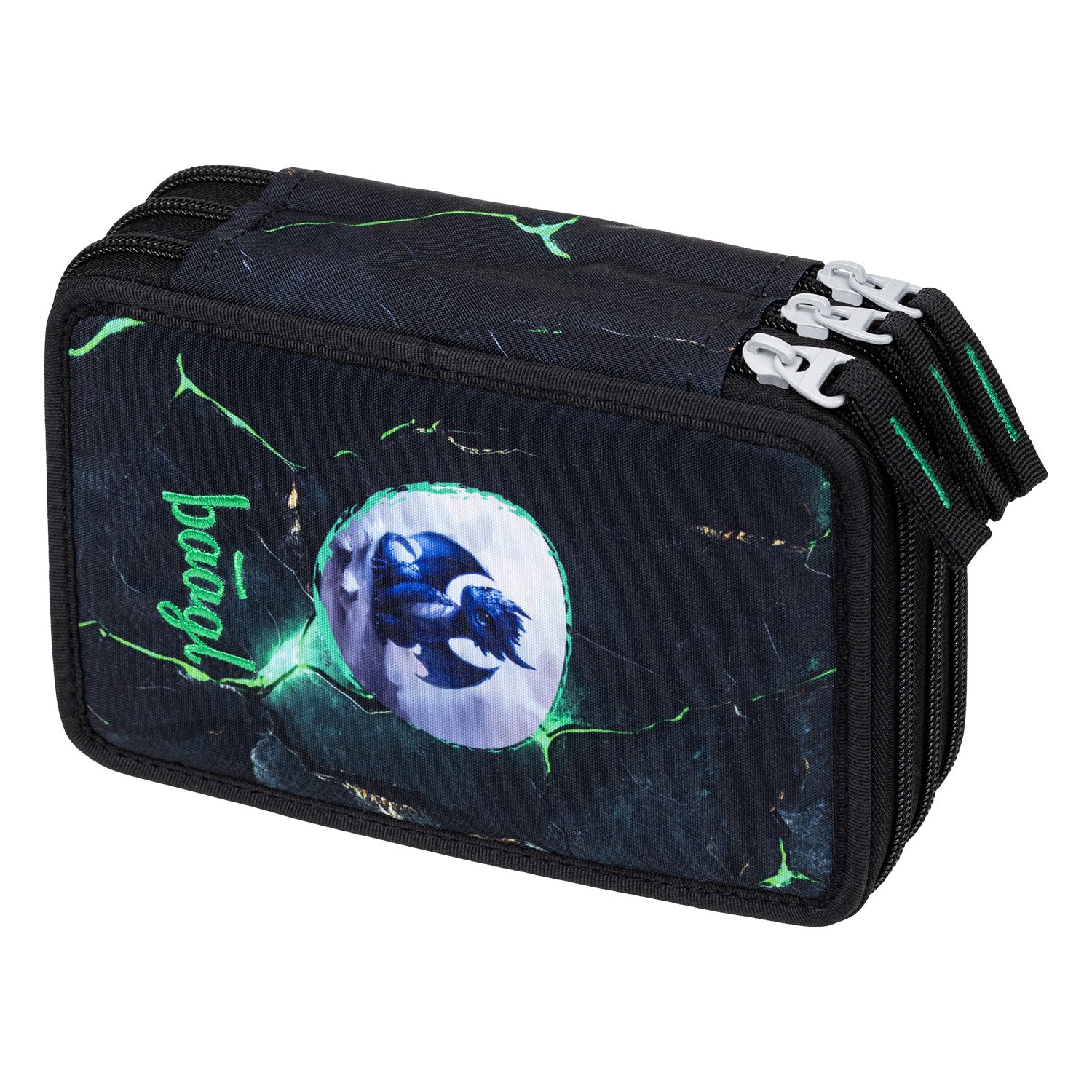baagl-dragons-trousse-3-compartiments-vide image 1