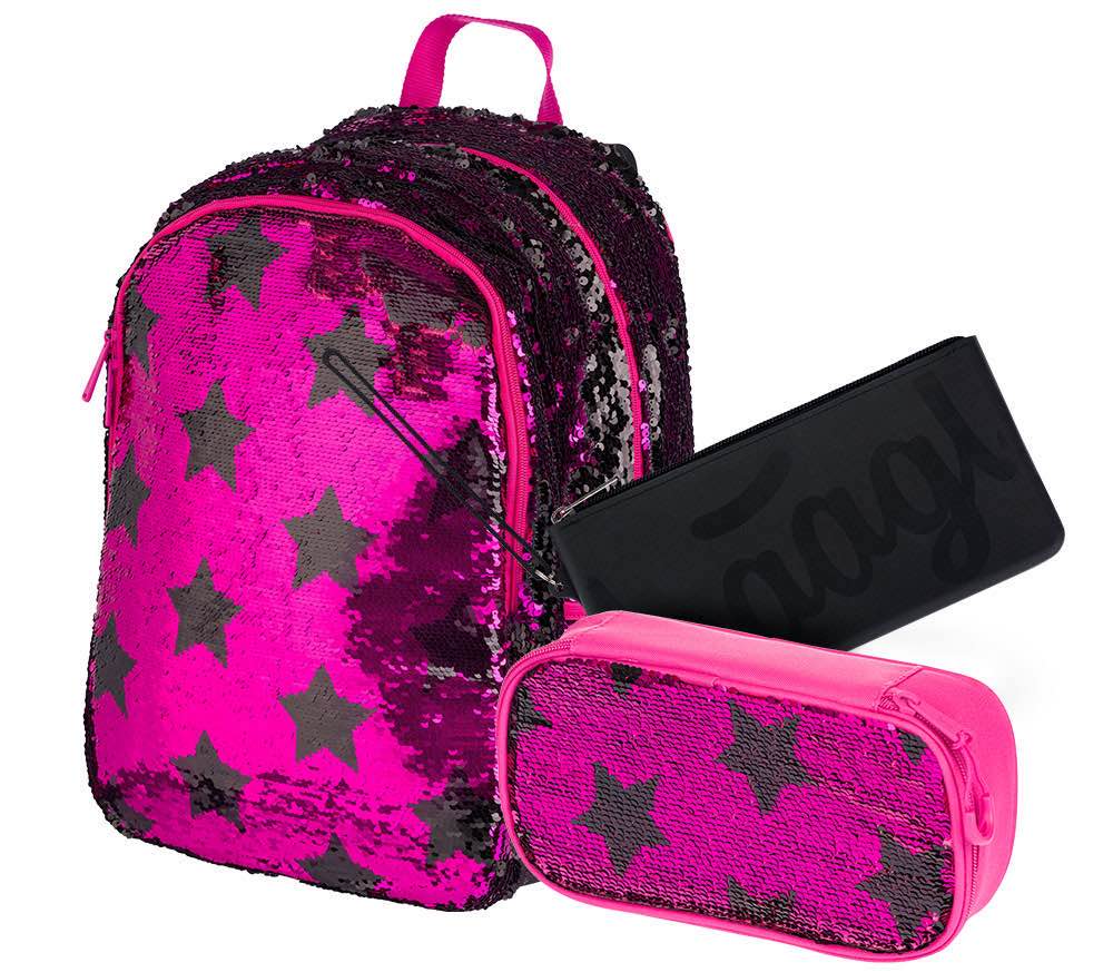 baagl-fun-stars-ensemble-scolaire-sac-dos-26-l-trousses image 1