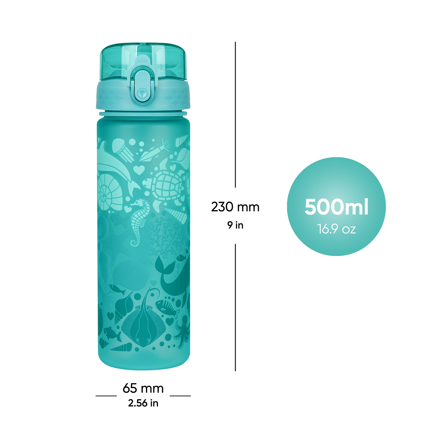 baagl-dolphin-gourde-tritan-enfant-dauphin-500-ml image 5