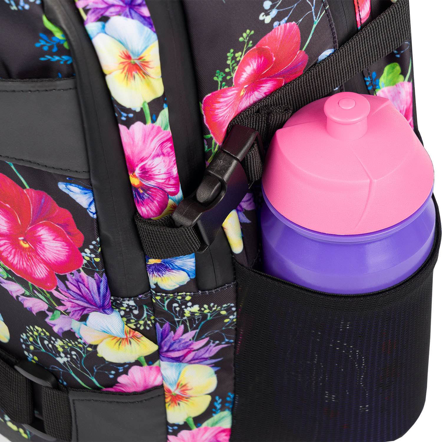 baagl-skate-flowers-sac-dos-scolaire-25-l-ergonomique image 6