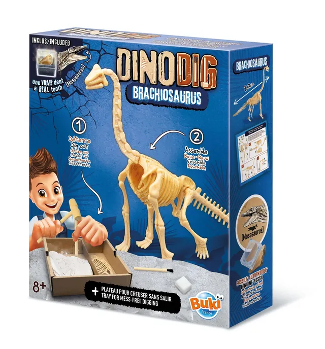 buki-dino-dig-brachiosaure-dinosaure-d-terrer-squelette-20-cm image 1