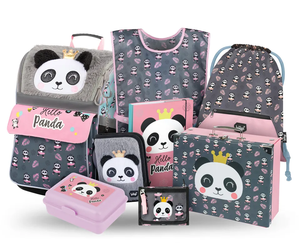 baagl-zippy-panda-iv-ensemble-scolaire-cartable-cp image 1