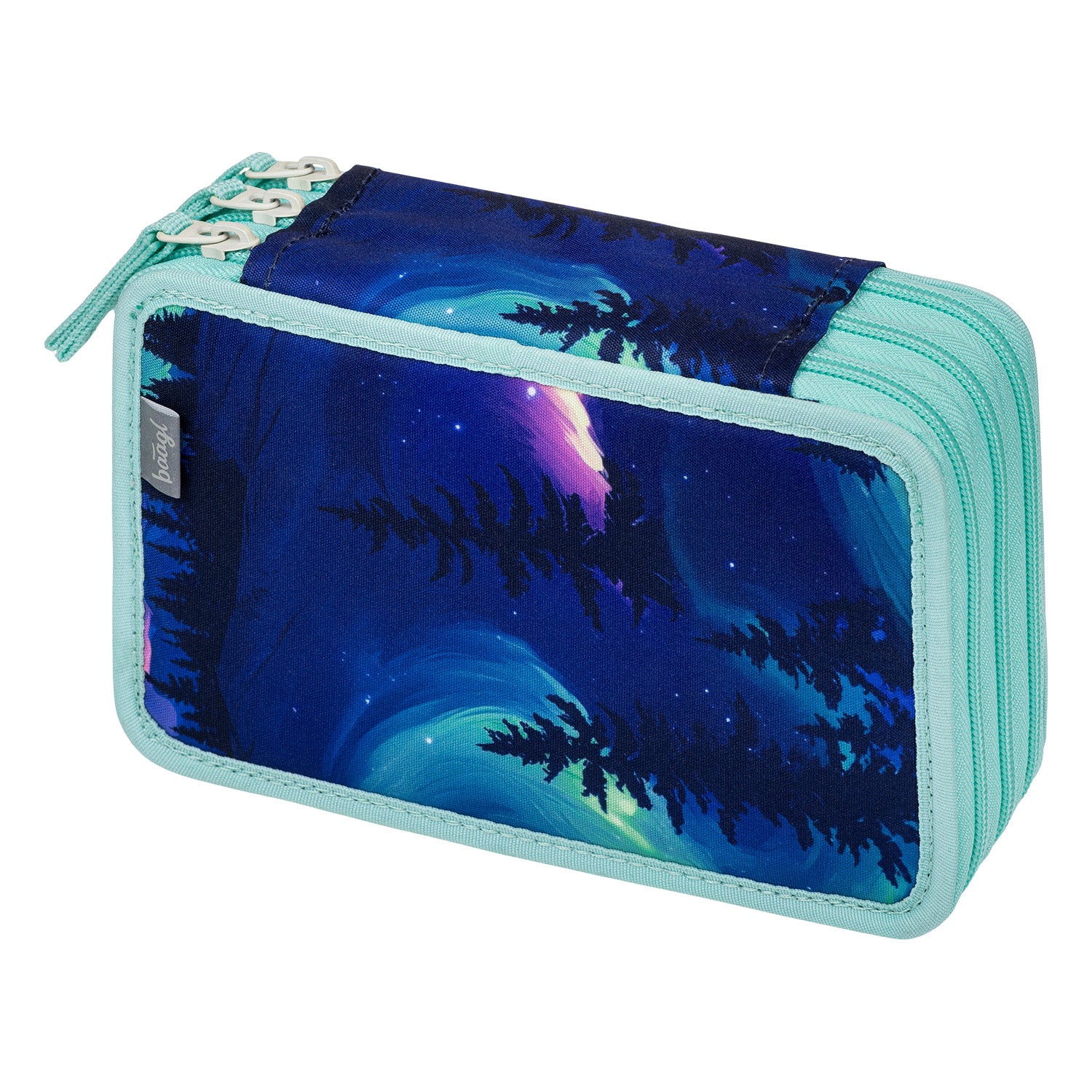 baagl-aurora-trousse-scolaire-3-compartiments-vide image 2